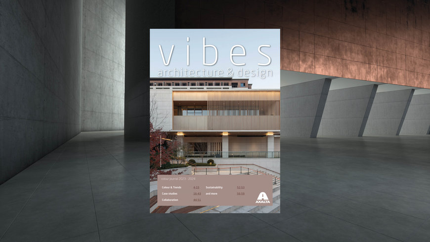 Axalta presenta la sua pubblicazione annuale Vibes Colour Journal dedicata ad architettura e design